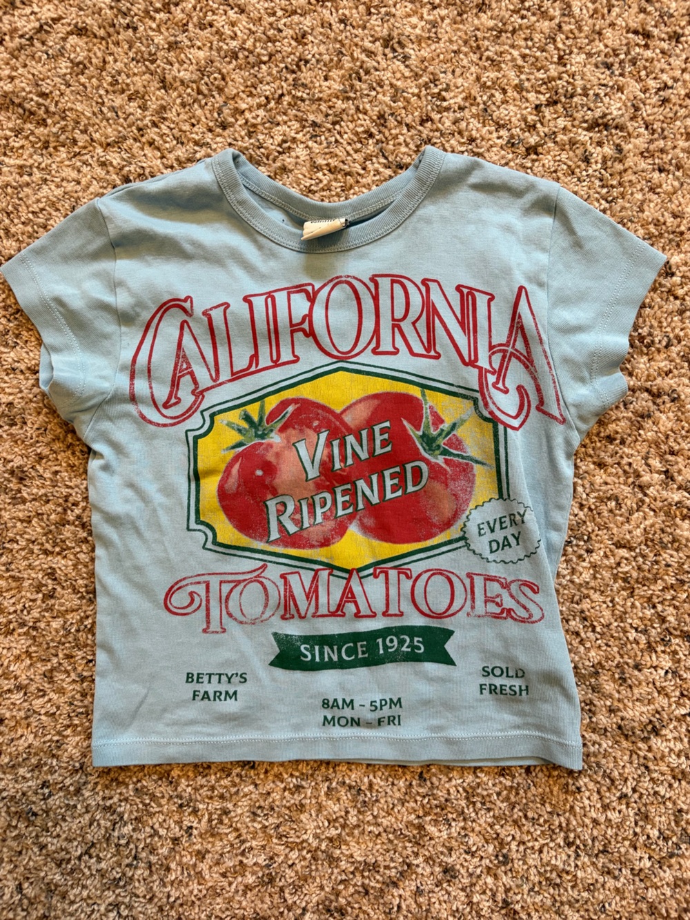 Urban Outfitters California Tomatoes Baby Tee